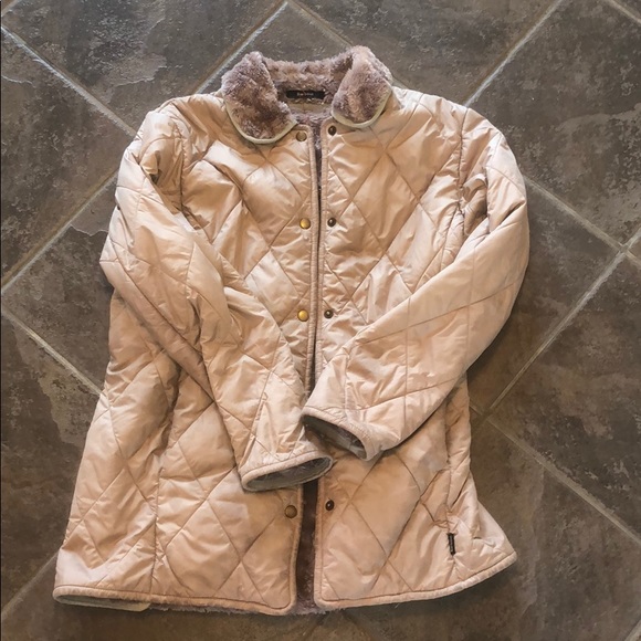 barbour fleece lined jacket